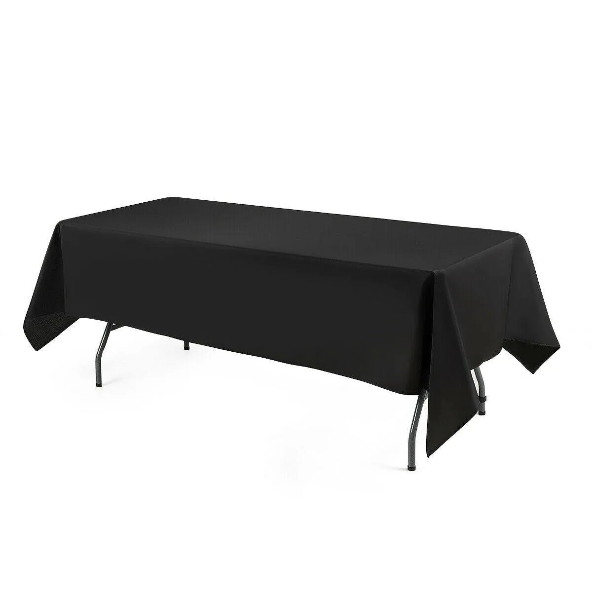10PCS Rectangle Tablecloth, Machine-washable Polyester farmhouse dining table, extendable dining table