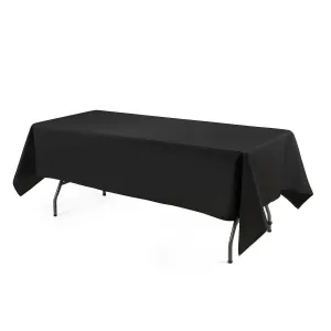 10PCS Rectangle Tablecloth, Machine-washable Polyester farmhouse dining table, extendable dining table