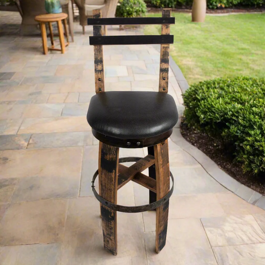 160 Proof Bar Stool with Swivel Seat