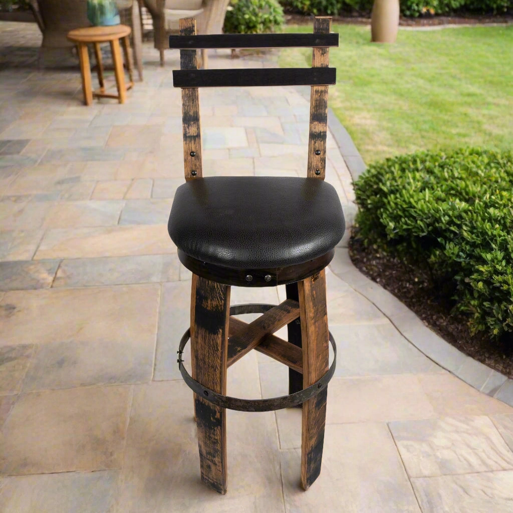 160 Proof Bar Stool with Swivel Seat