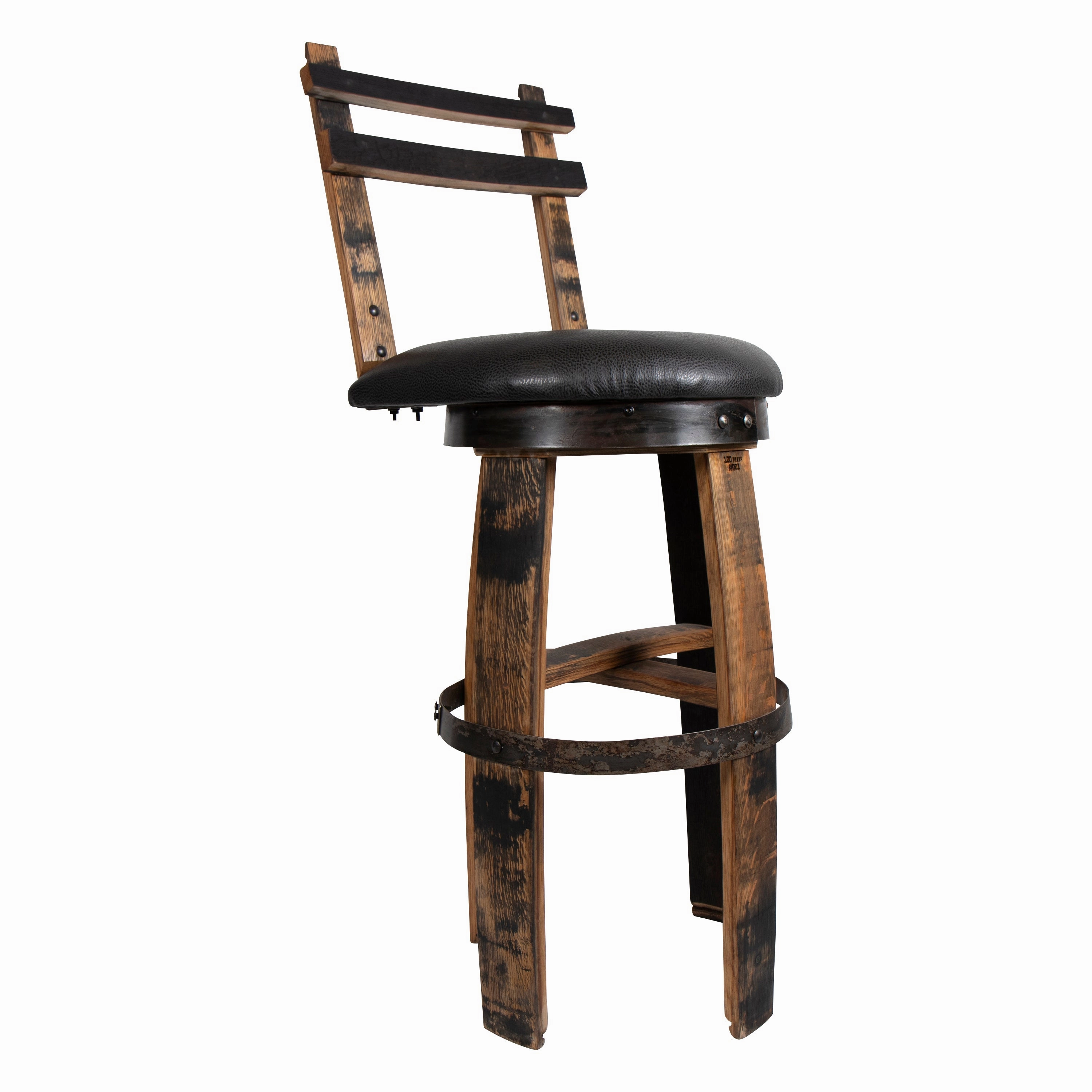 160 Proof Bar Stool with Swivel Seat