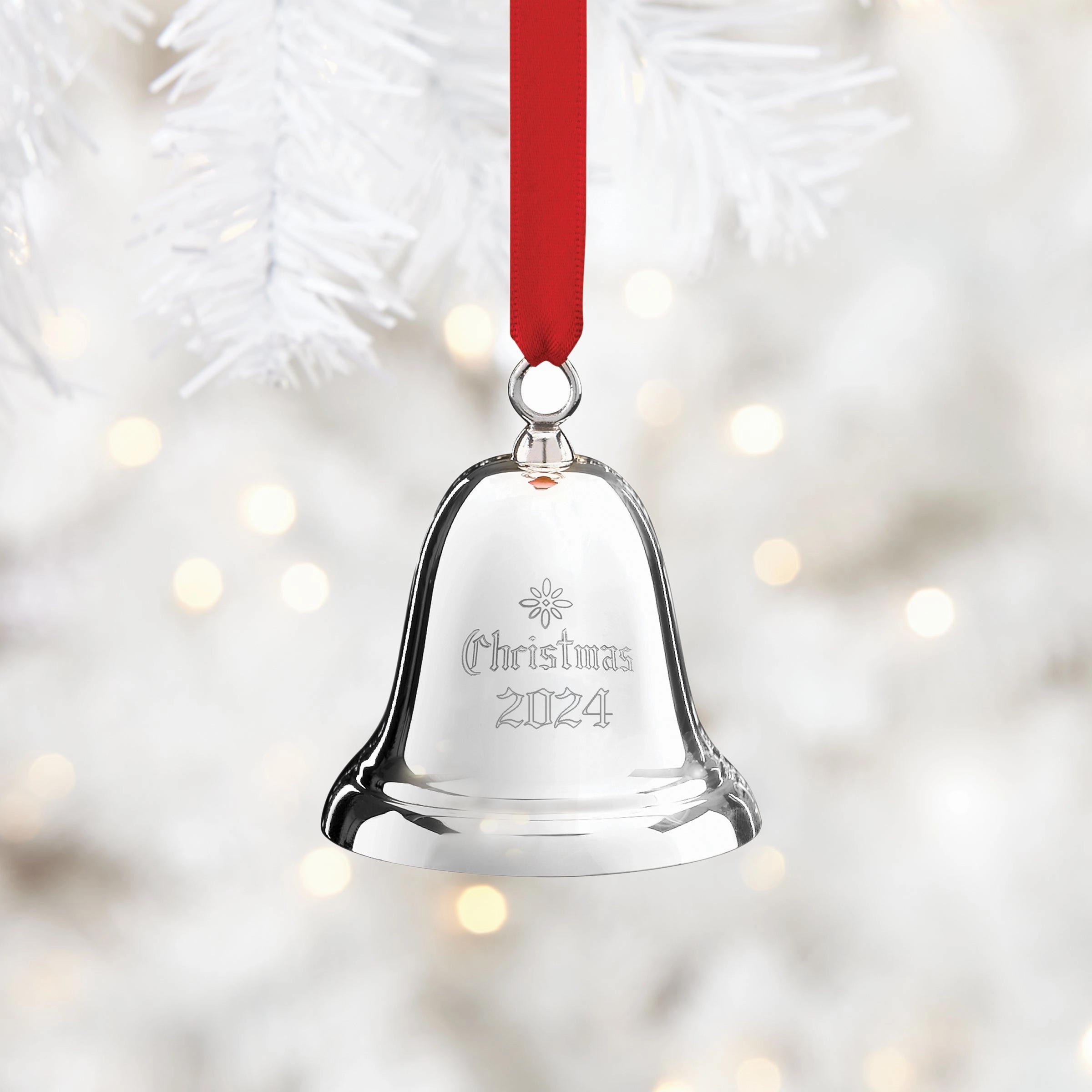 2024 40th Annual Christmas Bell Sterling Silver Ornament