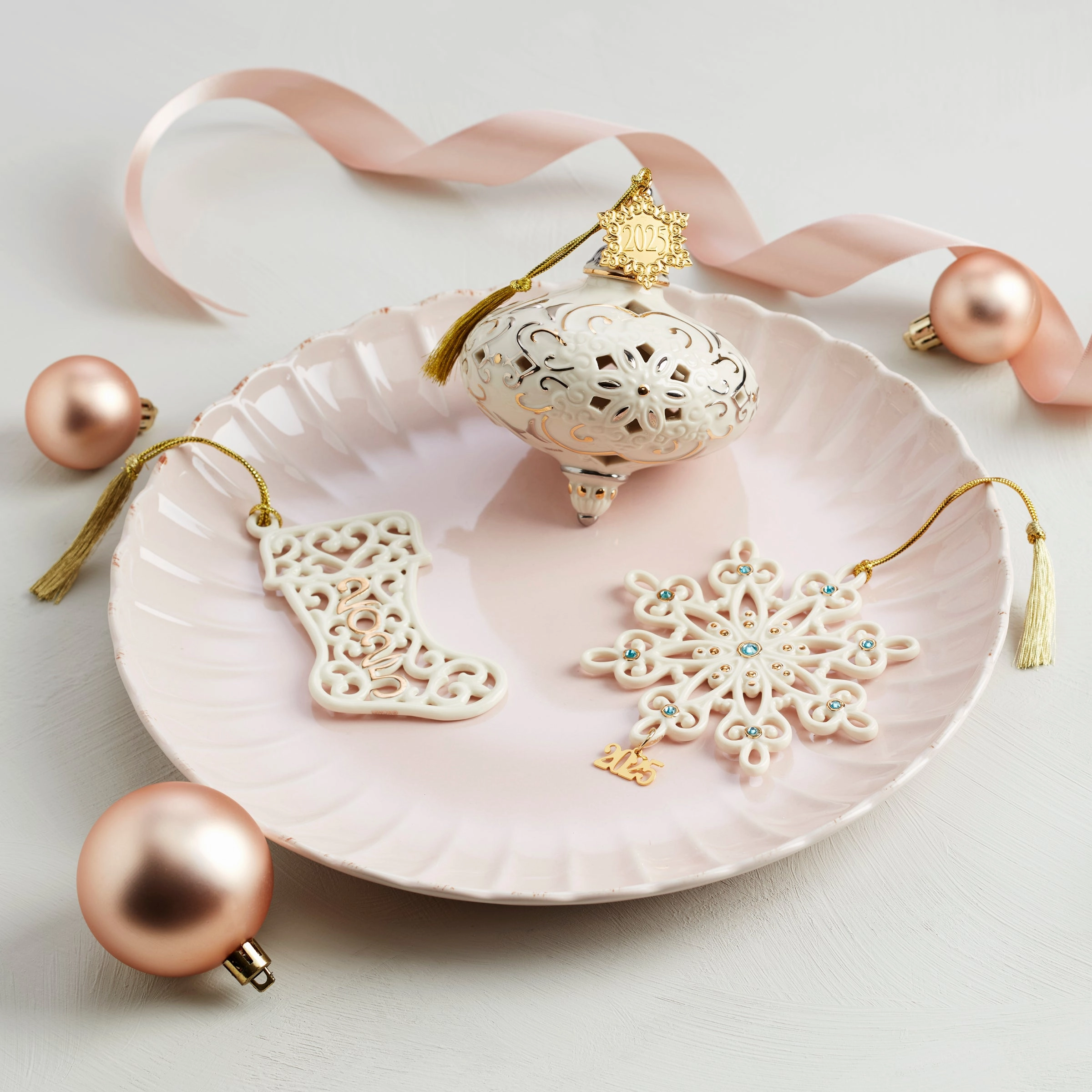2025 Gemmed Snowflake Ornament