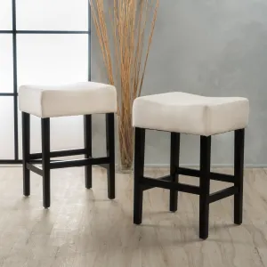 26-Inch Fabric Backless Counter Stool (Set of 2) - NH894992 bar stool, counter stool