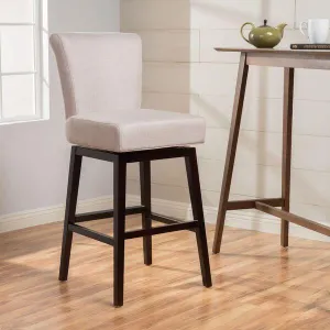 28-Inch Fabric Swivel High Back Counter Stool - NH897003 bar stool, counter stool