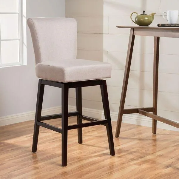 28-Inch Fabric Swivel High Back Counter Stool - NH897003 bar stool, counter stool