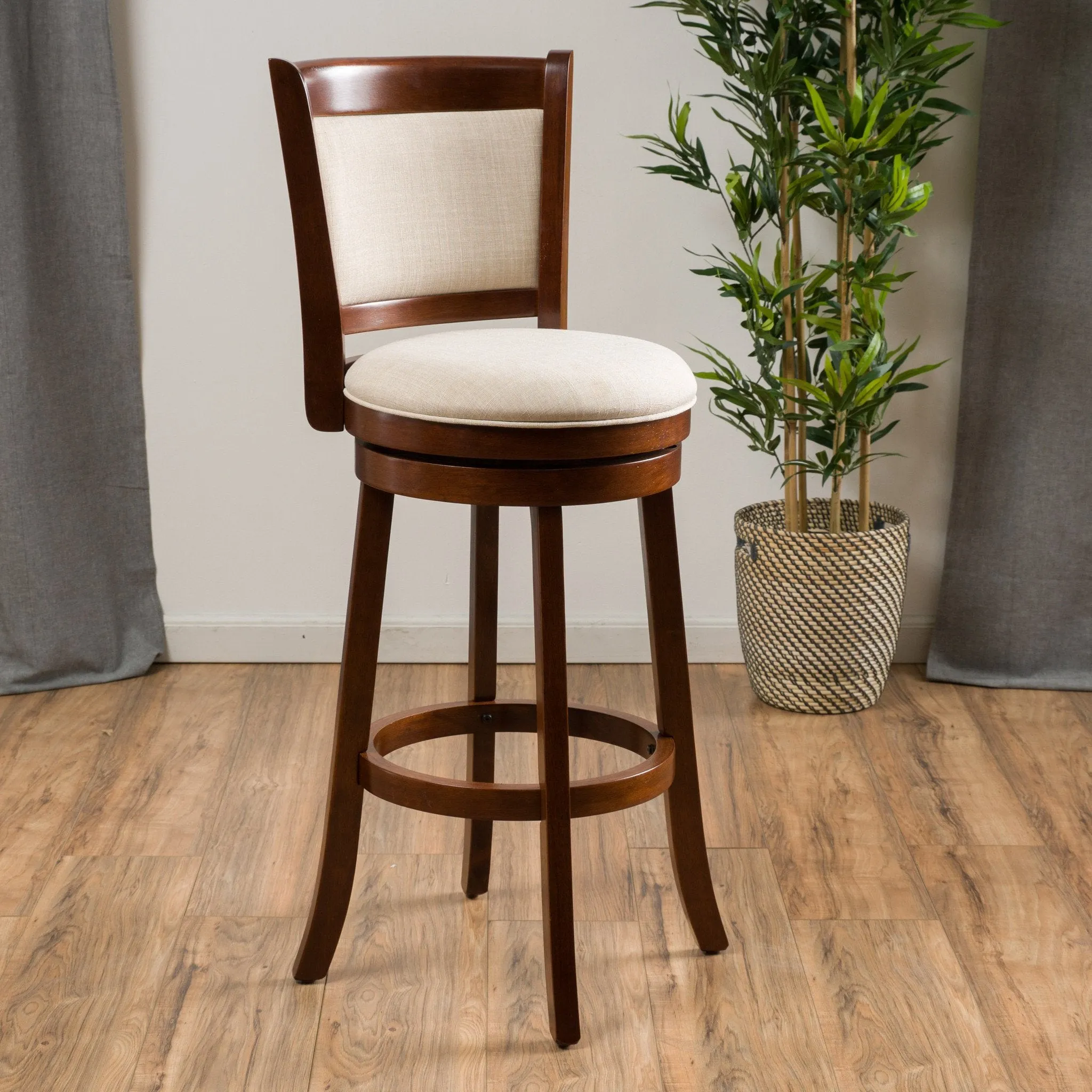 29-Inch Fabric Swivel Backed Bar Stool - NH236692 bar stool, counter stool