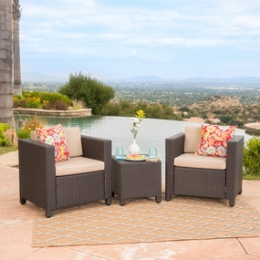 2-Seater Outdoor Chat Set with Side Table - NH686003 clothes rack, garment rack