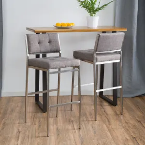 30-Inch Fabric Barstool (Set of 2) - NH826692 bar stool, counter stool