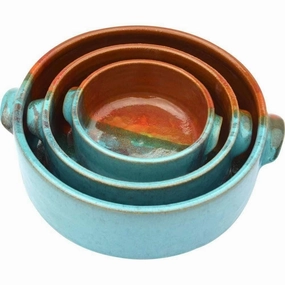 3 Piece Stoneware Baking Dishes baking dish, nonstick cookware