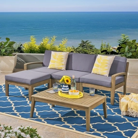 5pcs Outdoor Sectional Sofa Set - NH276603 serving bowl, serving dish