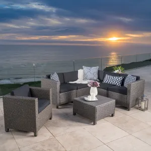 6-Seater Outdoor Sectional with Coffee Table - NH096003 serving bowl, serving dish