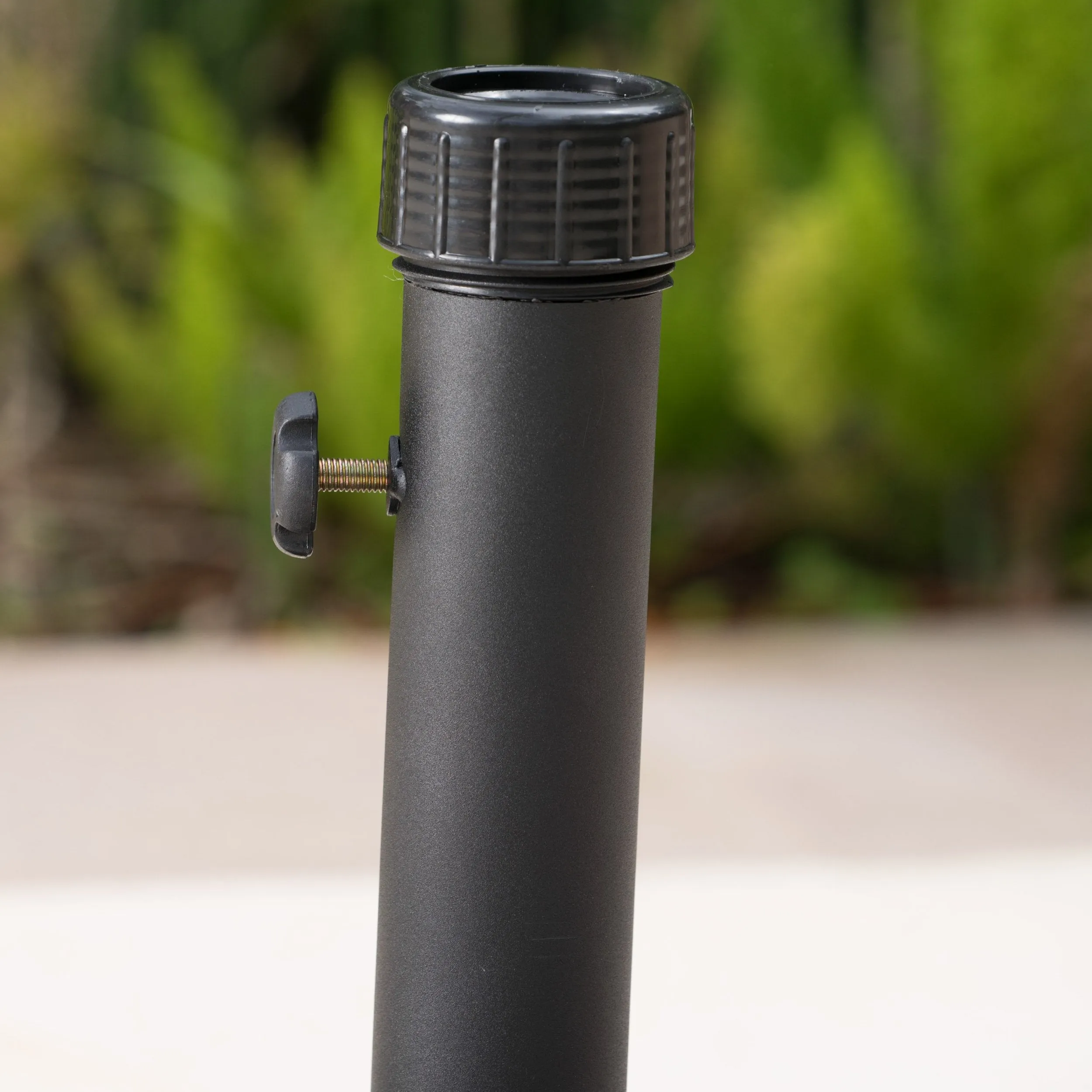 66lbs Brown Resin and Iron Square Umbrella Base - NH814003