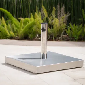 66lbs Stainless Steel Square Umbrella Base - NH514003 cowhide rug, luxury rug