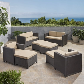6-10-Seater Outdoor Sofa Set - NH139903 cushion cover, soft furnishing
