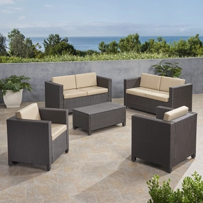 6-Seater Outdoor Sofa Set with Coffee Table - NH709903 cushion cover, soft furnishing