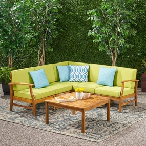 6pc Outdoor Sofa Set w/ Cushions - NH690992 serving bowl, serving dish