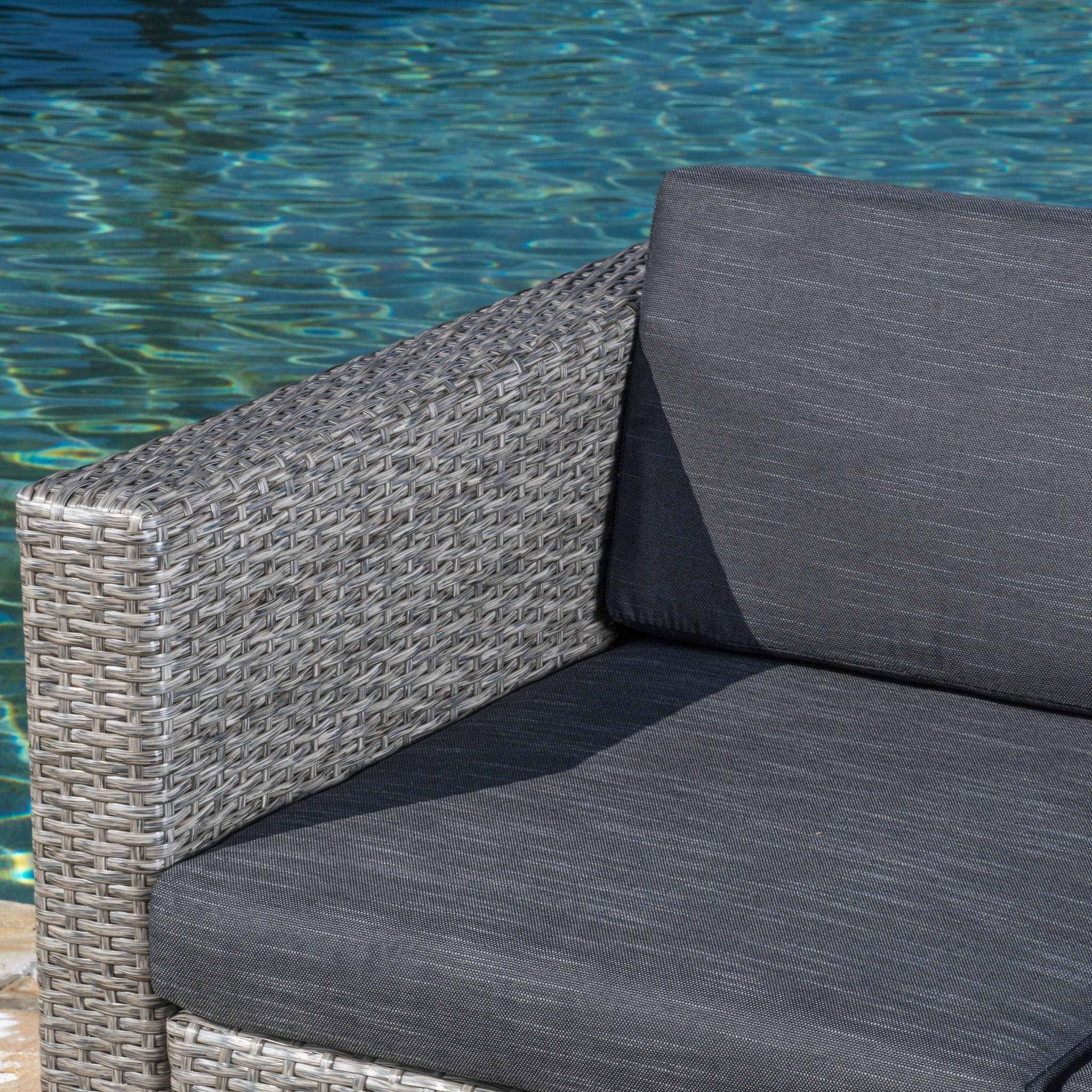 9pc Outdoor Wicker Sectional Sofa Set w/ Cushions - NH091892