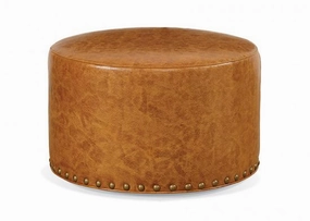 Adal Luxury Round Leather Ottoman table runner, placemat