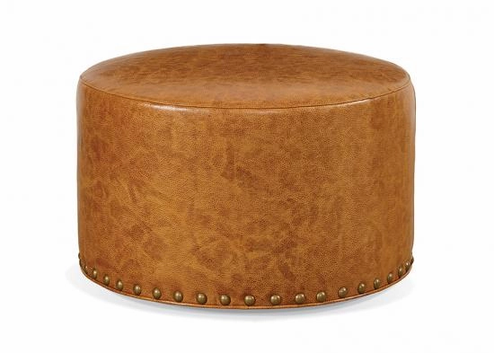 Adal Luxury Round Leather Ottoman table runner, placemat