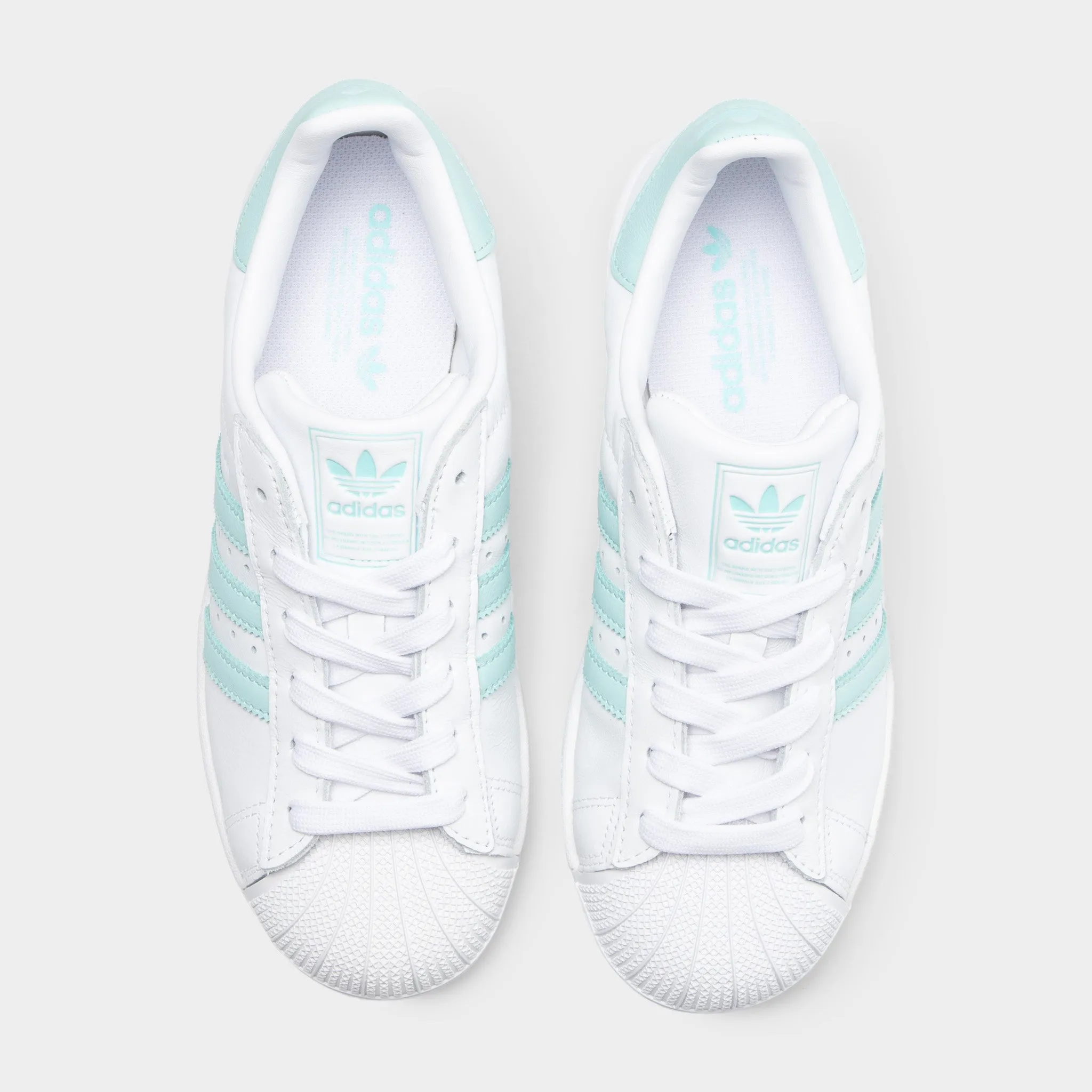 Adidas Adidas Women's Superstar Ii White / Semi Flash Aqua - Easy Mint