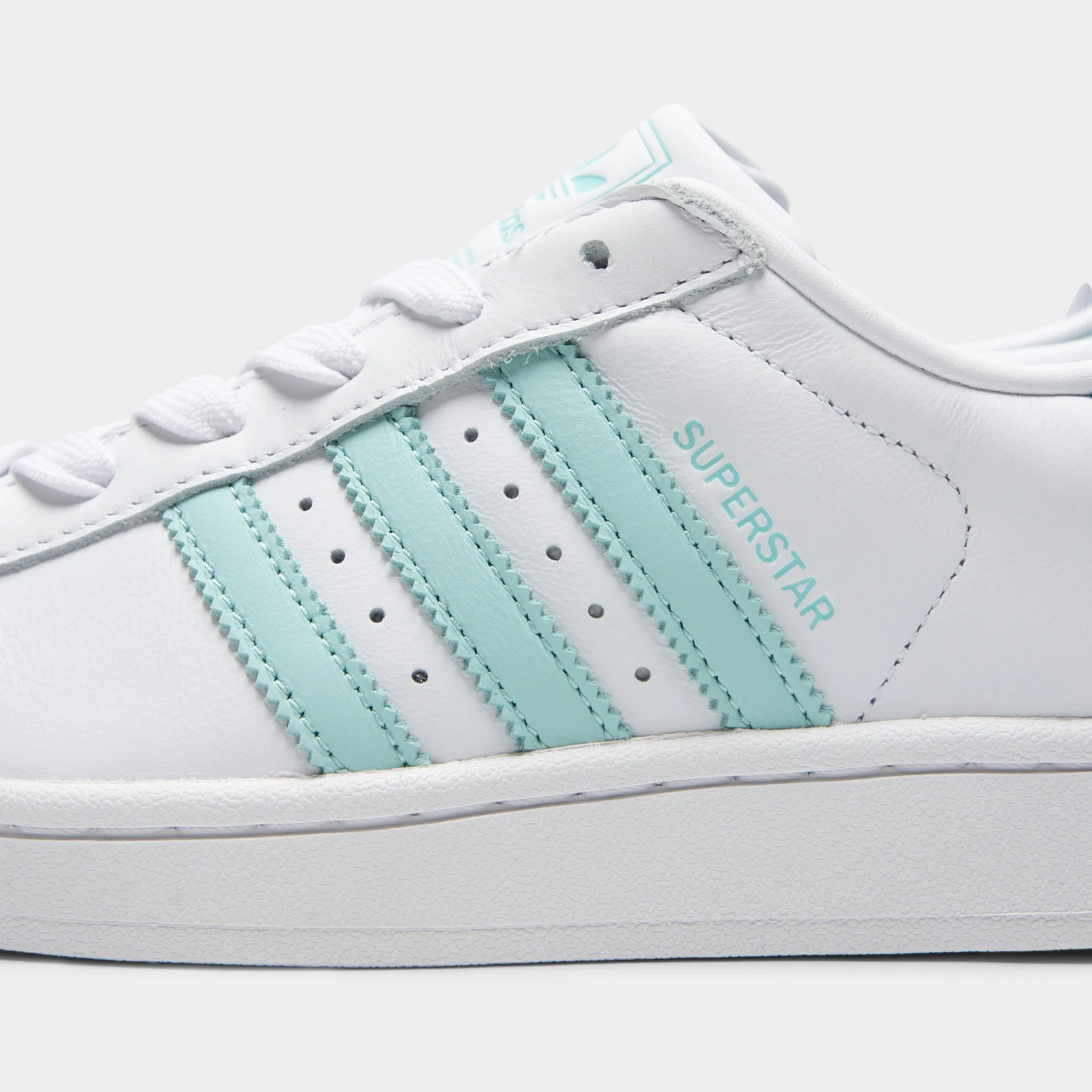 Adidas Adidas Women's Superstar Ii White / Semi Flash Aqua - Easy Mint