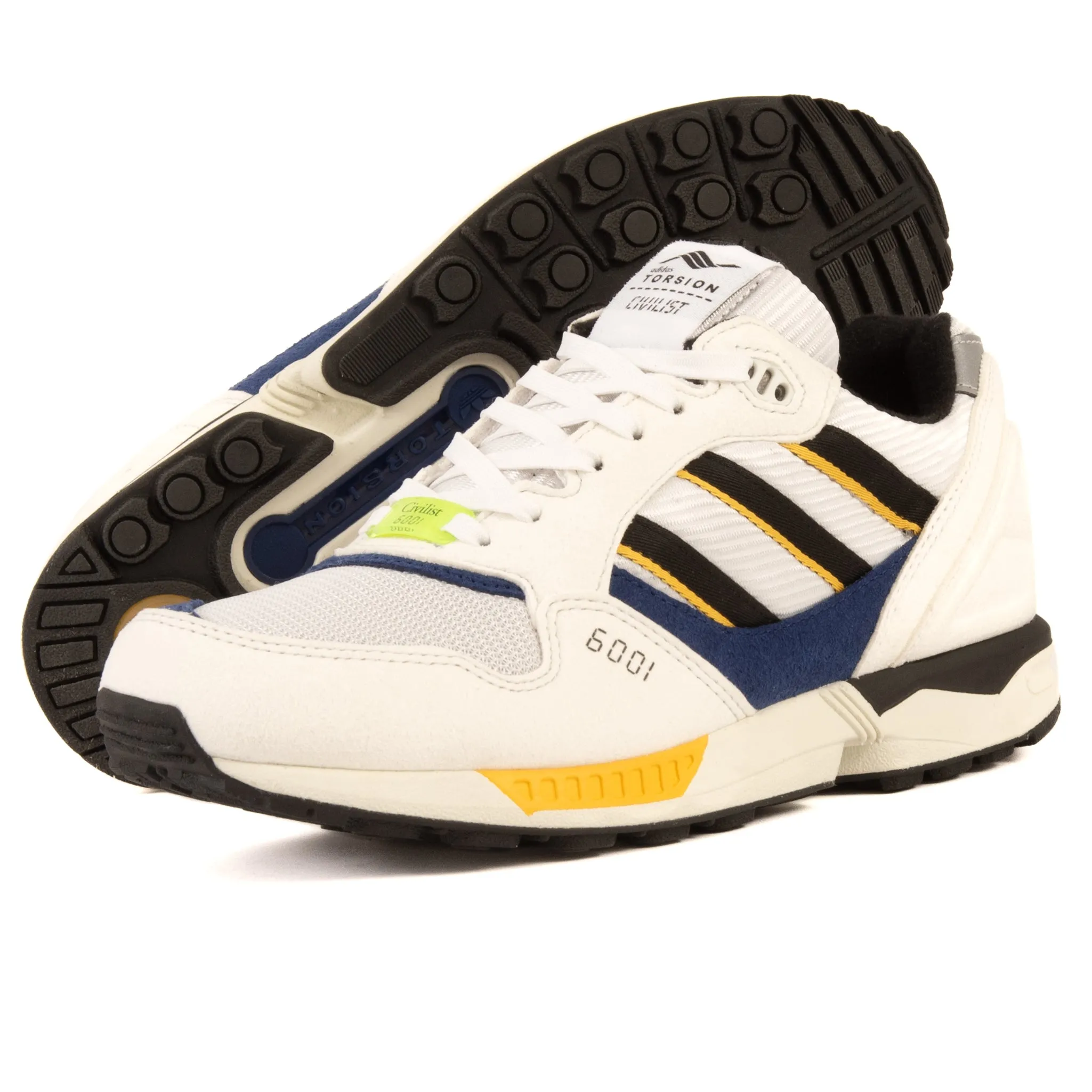 Adidas - Civilist ZX6001 B (White/Black/Gold) *SALE Adidas Shoes