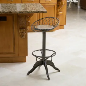 Aero Industrial Design Adjustable Steel Bar Stool - NH734912 bar stool, counter stool