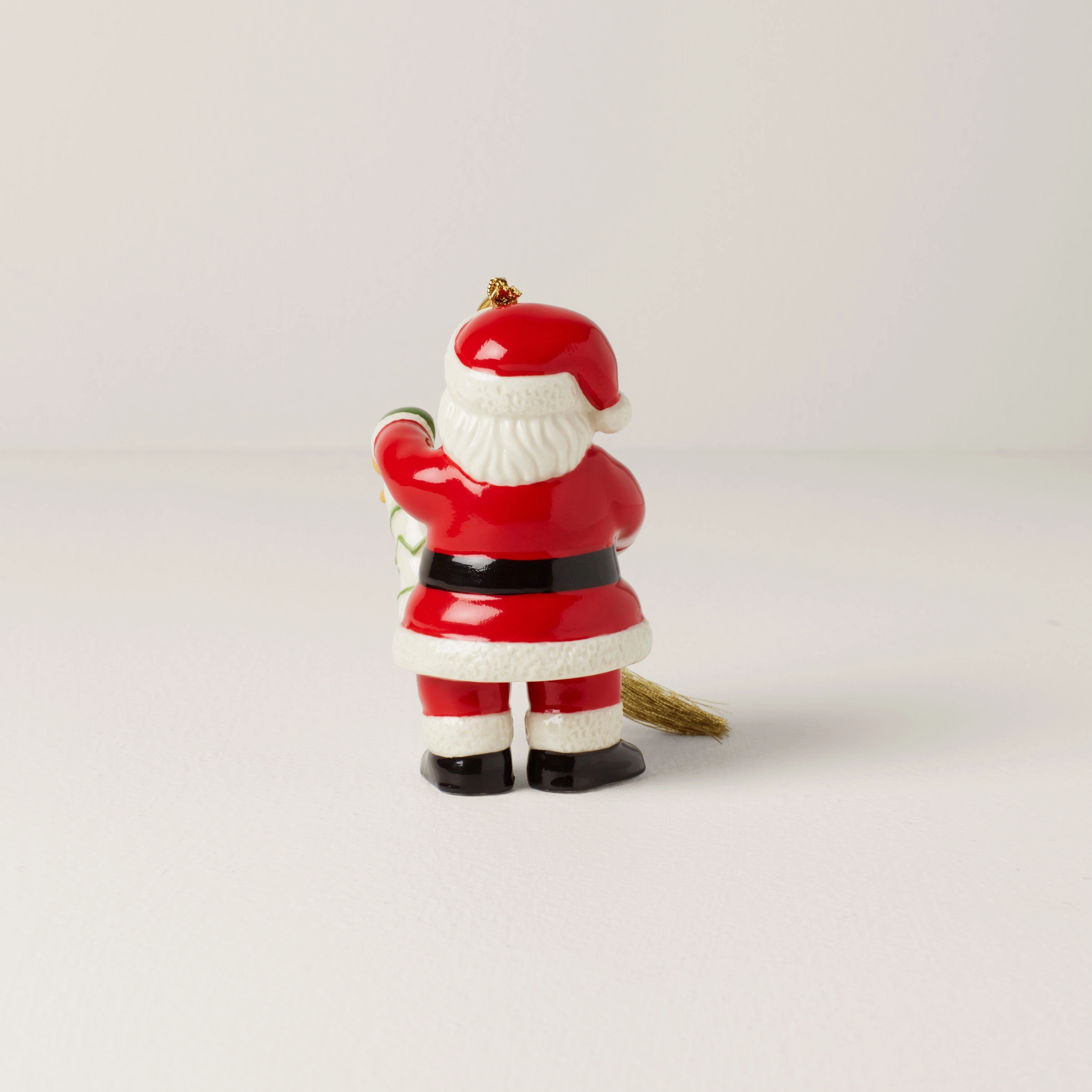 African American Santa Stocking Ornament