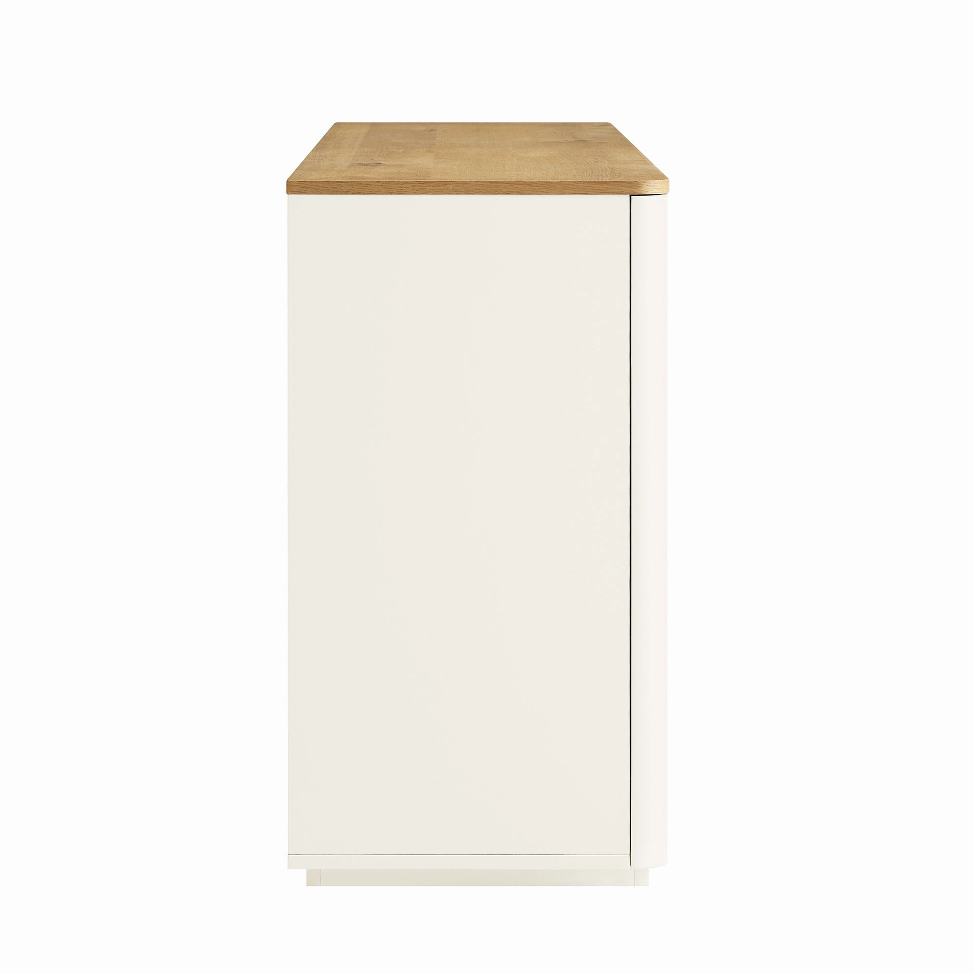 Agnes Curved Edge 150cm Wide Sideboard, White