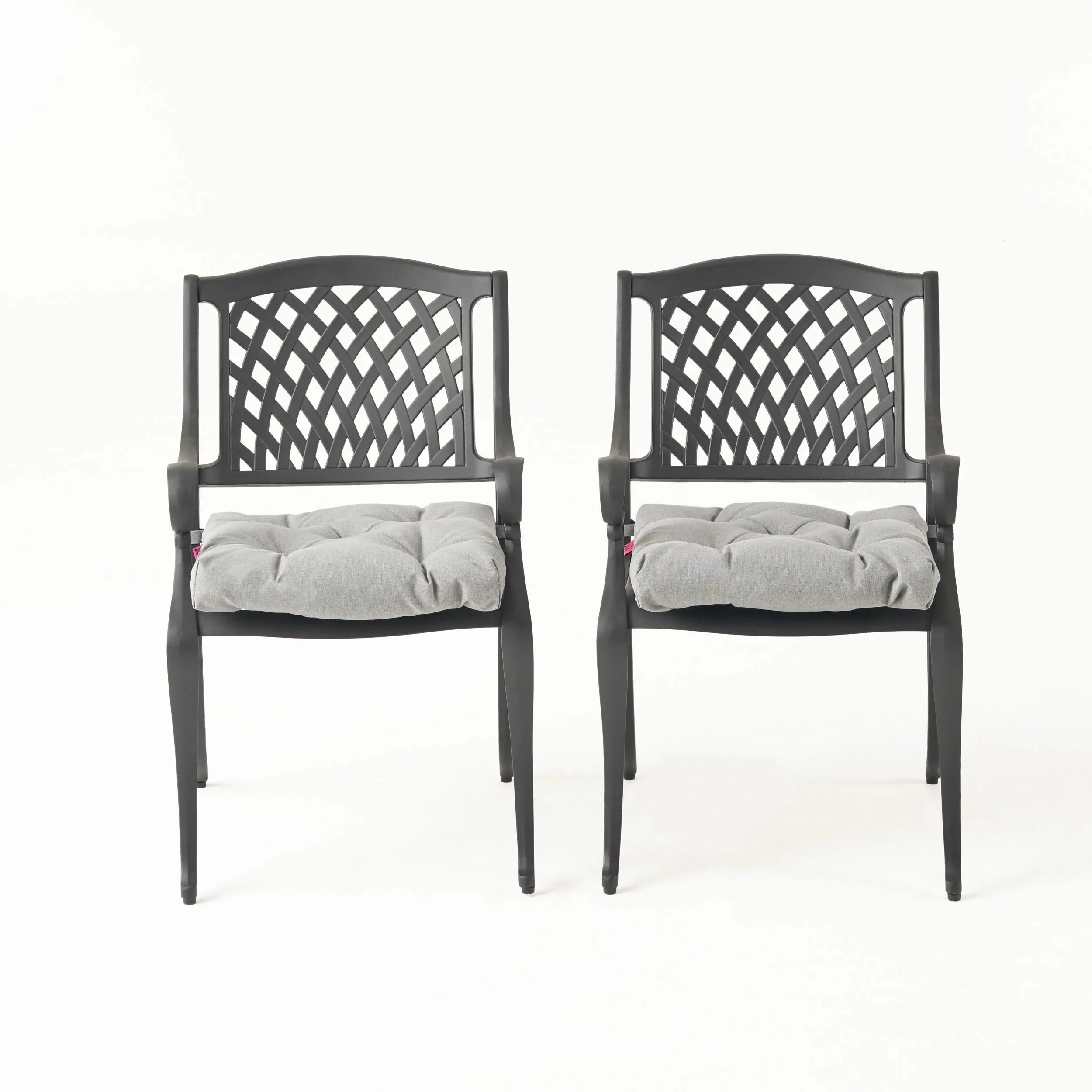 Allee Outdoor Dining Chair with Cushion (Set of 2) chandelier, pendant light