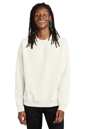 Allmade Mens CVC Fleece Crewneck Sweatshirt - White Sand