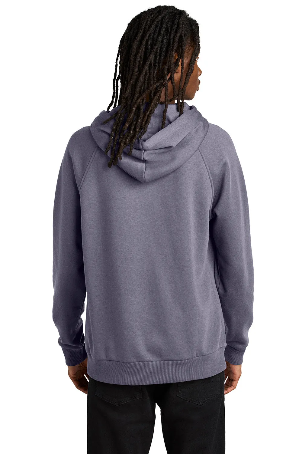 Allmade Mens CVC Fleece Hooded Sweatshirt Hoodie w/ Pouch Pocket - Cosmic Purple