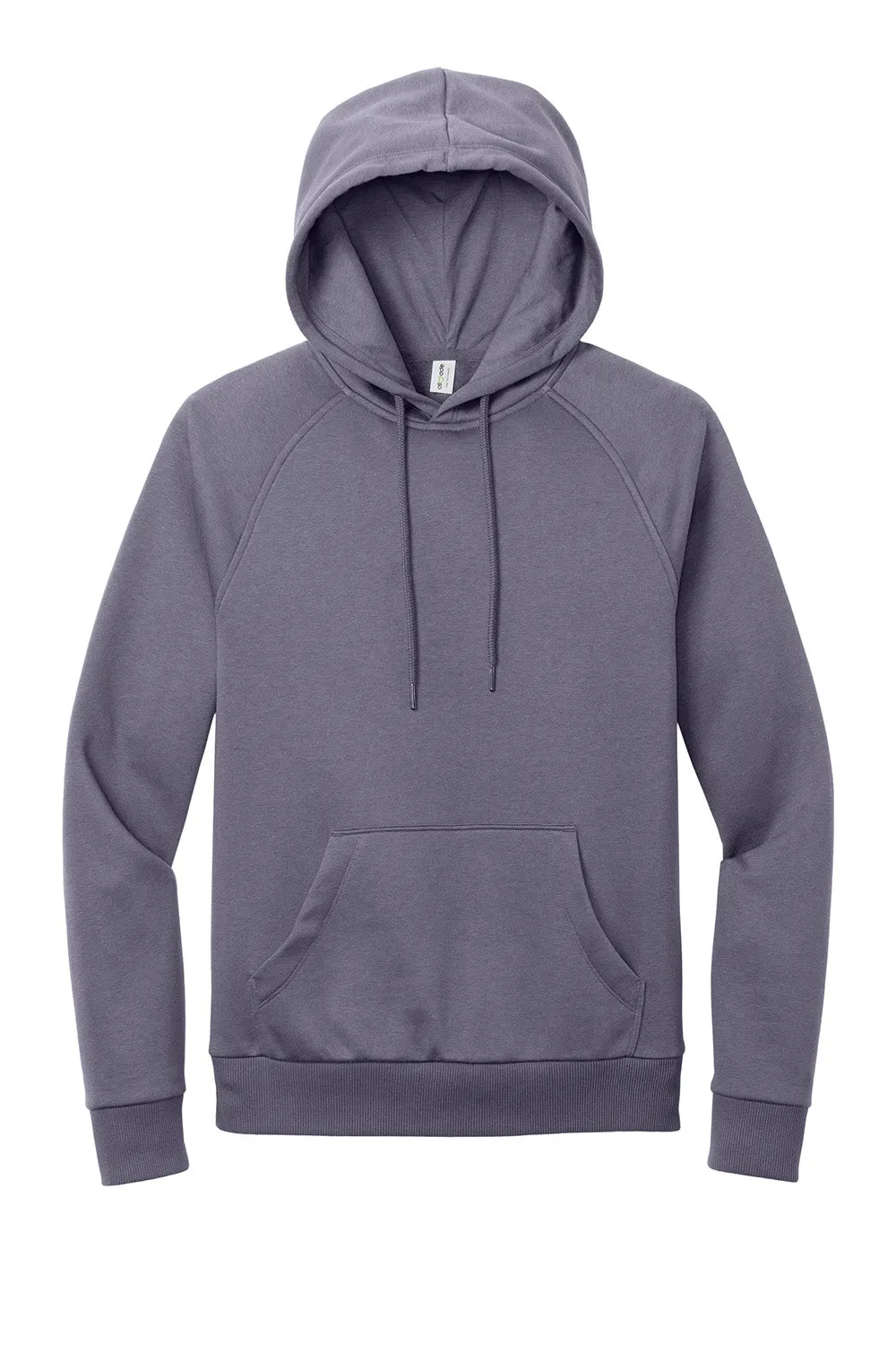 Allmade Mens CVC Fleece Hooded Sweatshirt Hoodie w/ Pouch Pocket - Cosmic Purple