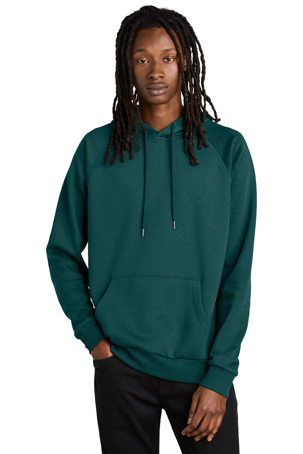Allmade Mens CVC Fleece Hooded Sweatshirt Hoodie w/ Pouch Pocket - Deep Sea Green