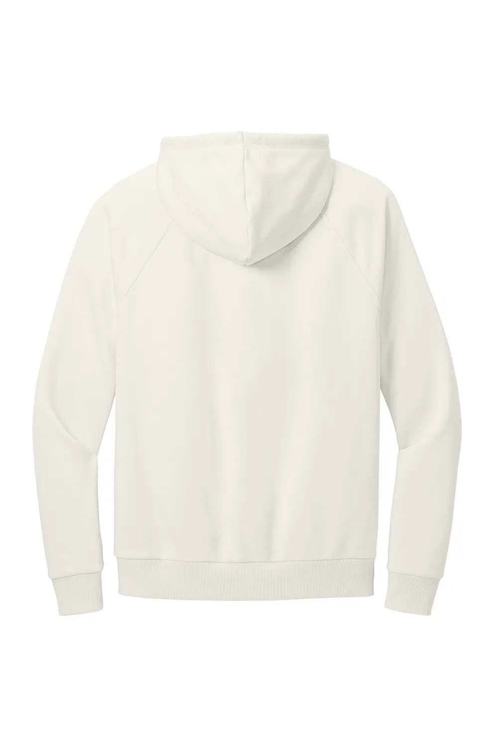 Allmade Mens CVC Fleece Hooded Sweatshirt Hoodie w/ Pouch Pocket - White Sand