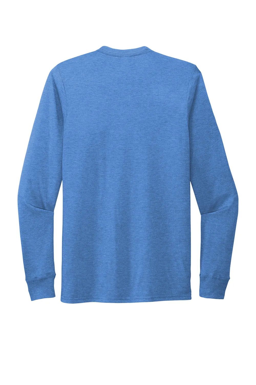 Allmade Mens Long Sleeve Crewneck T-Shirt - Azure Blue