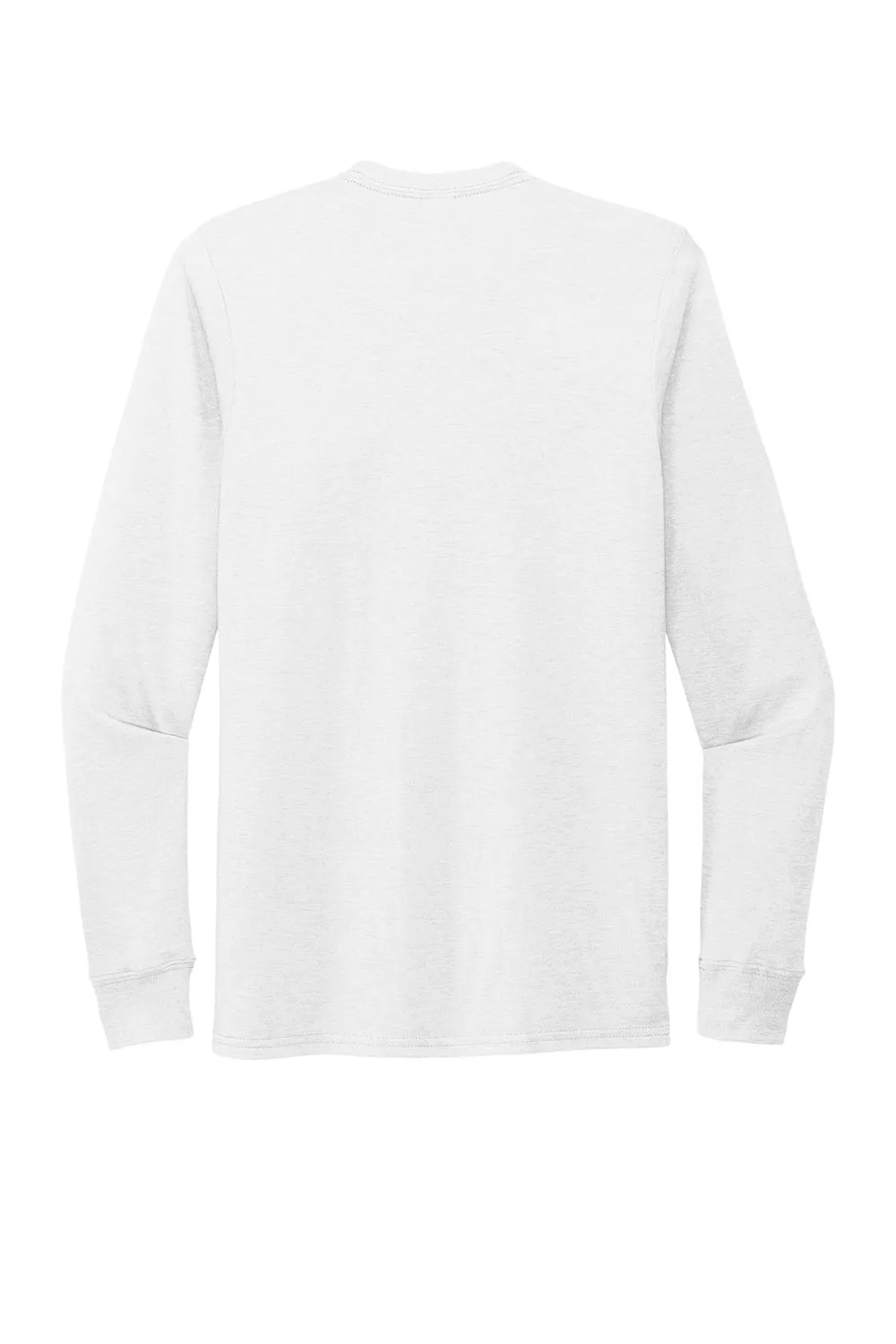 Allmade Mens Long Sleeve Crewneck T-Shirt - Bright White