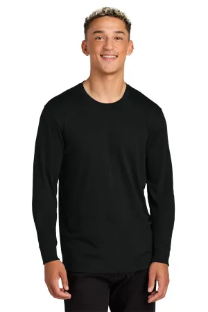 Allmade Mens Long Sleeve Crewneck T-Shirt - Deep Black