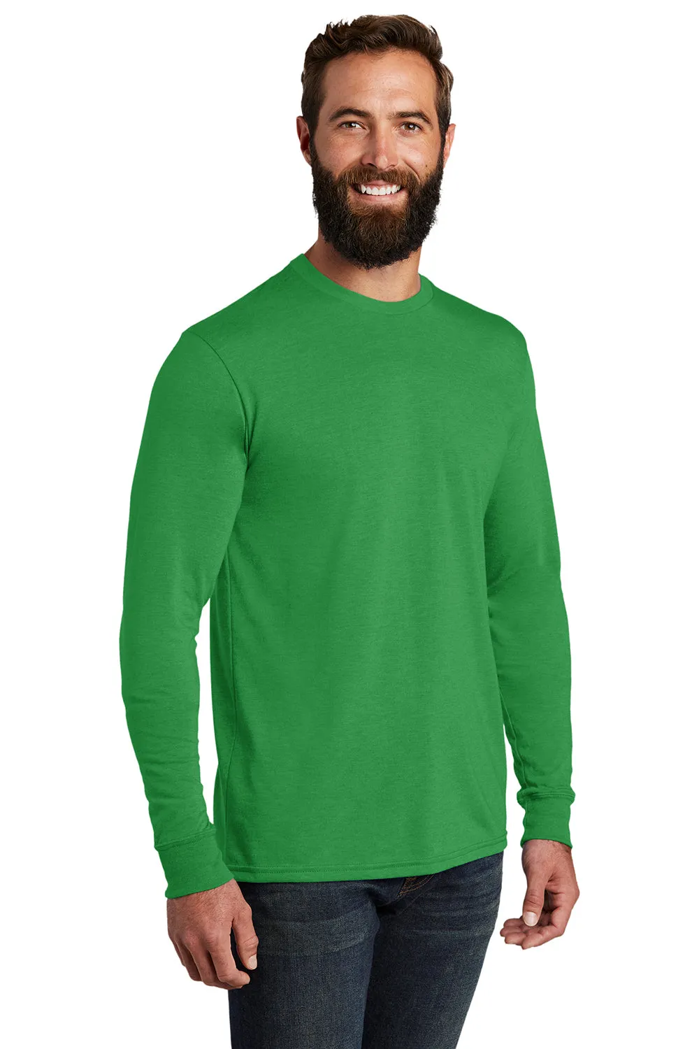 Allmade Mens Long Sleeve Crewneck T-Shirt - Enviro Green