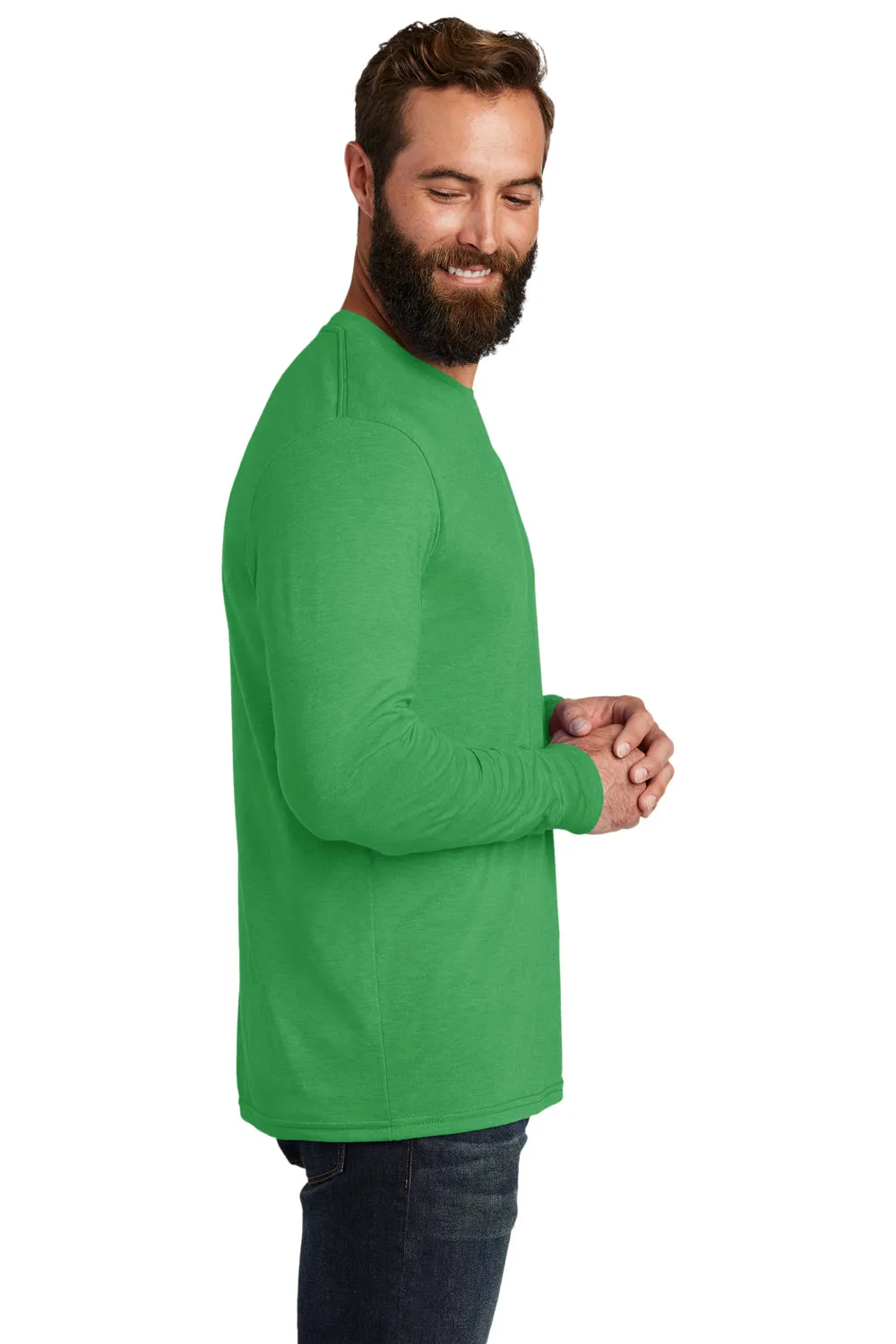 Allmade Mens Long Sleeve Crewneck T-Shirt - Enviro Green