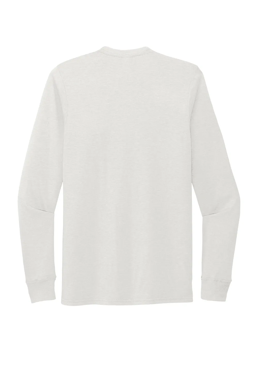 Allmade Mens Long Sleeve Crewneck T-Shirt - Fairly White