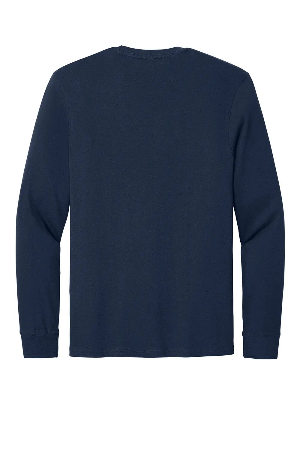 Allmade Mens Long Sleeve Crewneck T-Shirt - Night Sky Navy Blue
