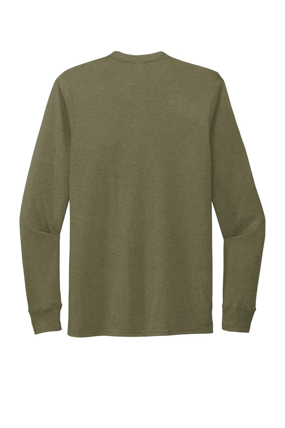 Allmade Mens Long Sleeve Crewneck T-Shirt - Olive You Green