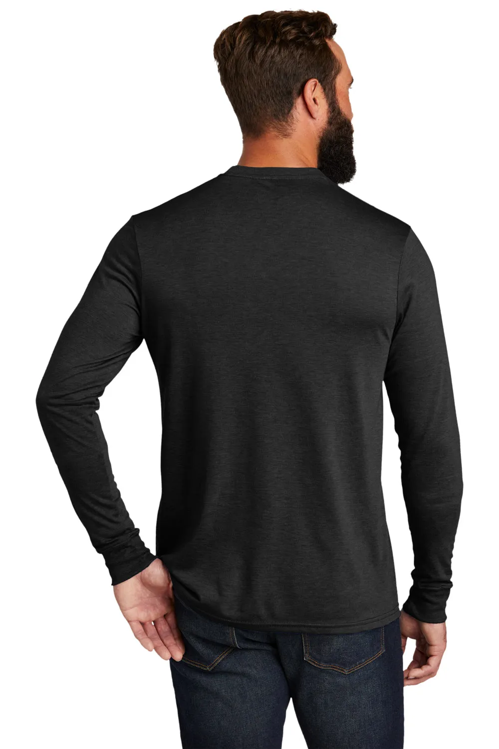 Allmade Mens Long Sleeve Crewneck T-Shirt - Space Black