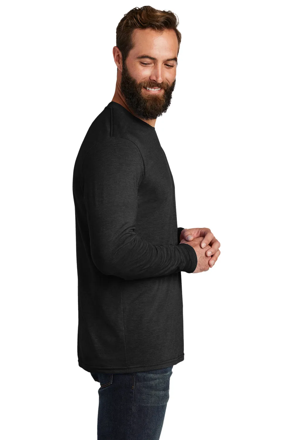 Allmade Mens Long Sleeve Crewneck T-Shirt - Space Black