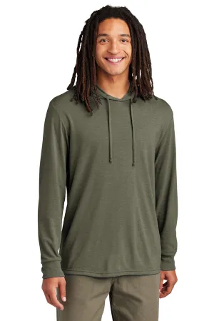 Allmade Mens Long Sleeve Hooded T-Shirt Hoodie - Olive You Green
