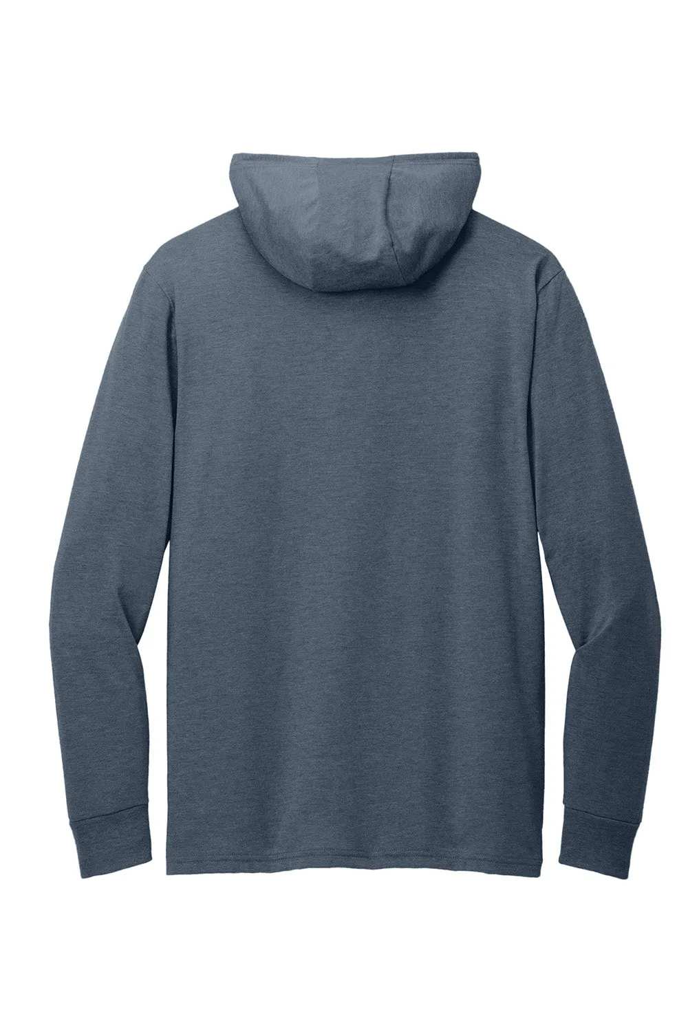 Allmade Mens Long Sleeve Hooded T-Shirt Hoodie - Rebel Blue
