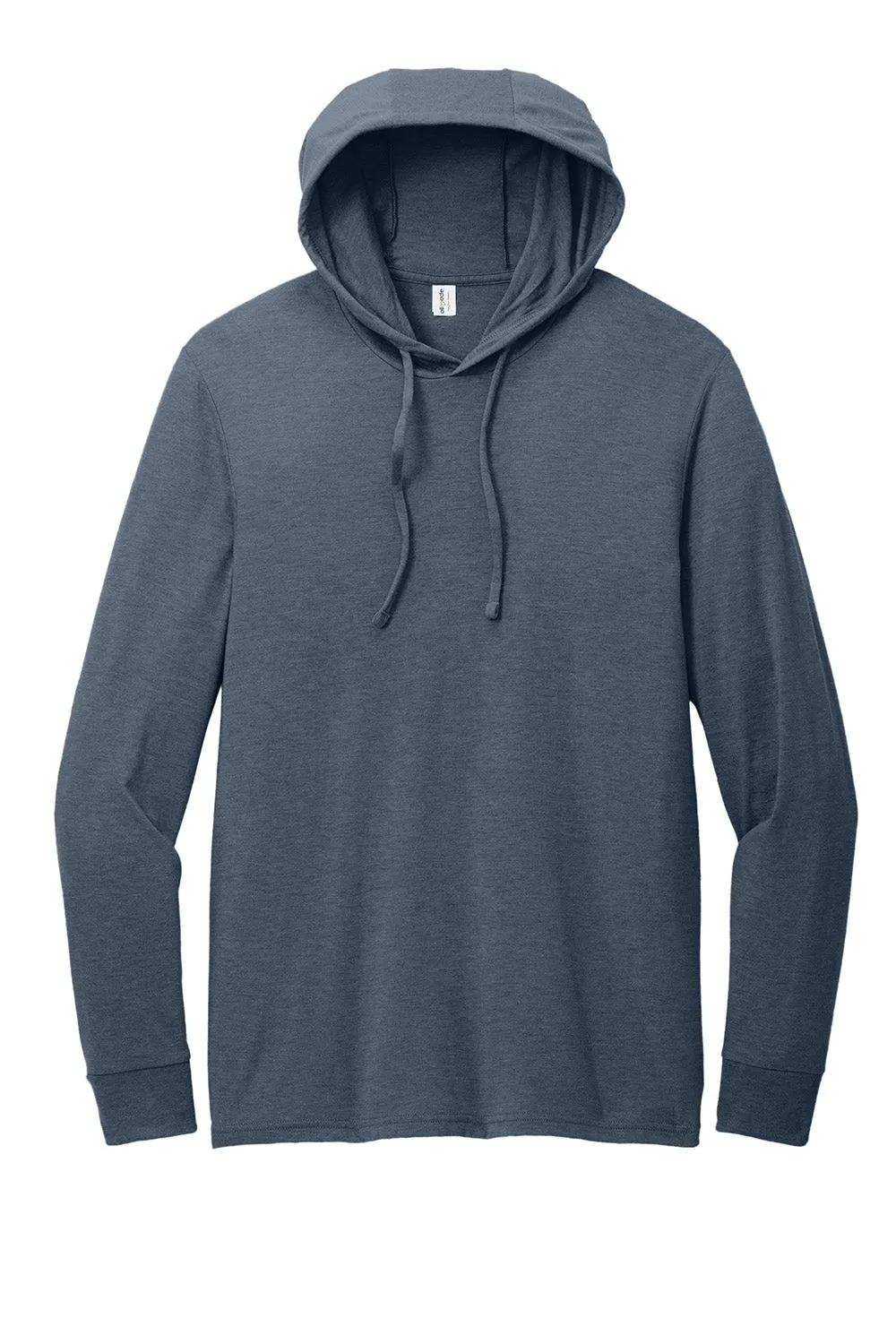 Allmade Mens Long Sleeve Hooded T-Shirt Hoodie - Rebel Blue