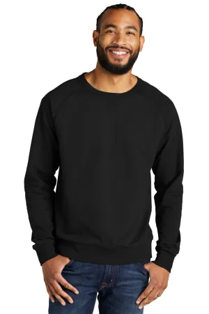 Allmade Mens Organic French Terry Crewneck Sweatshirt - Deep Black